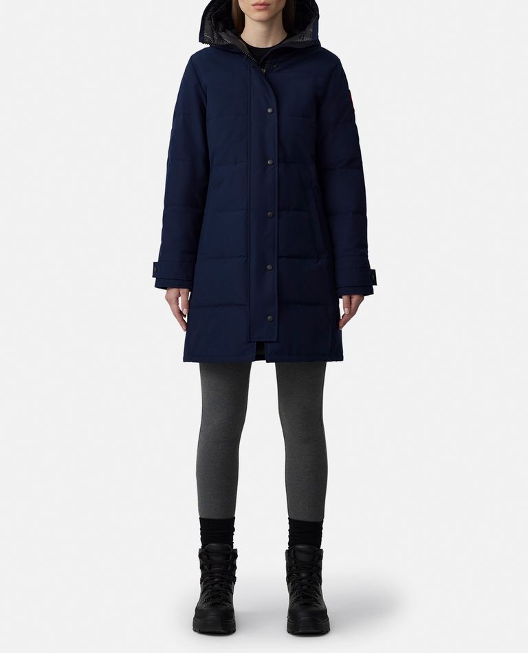 Shop Canada Goose Cg Shelburne Parka Cr In Blue