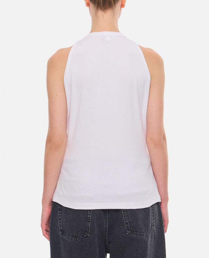 Alexander McQueen - TOP IN COTONE SMANICATO_3