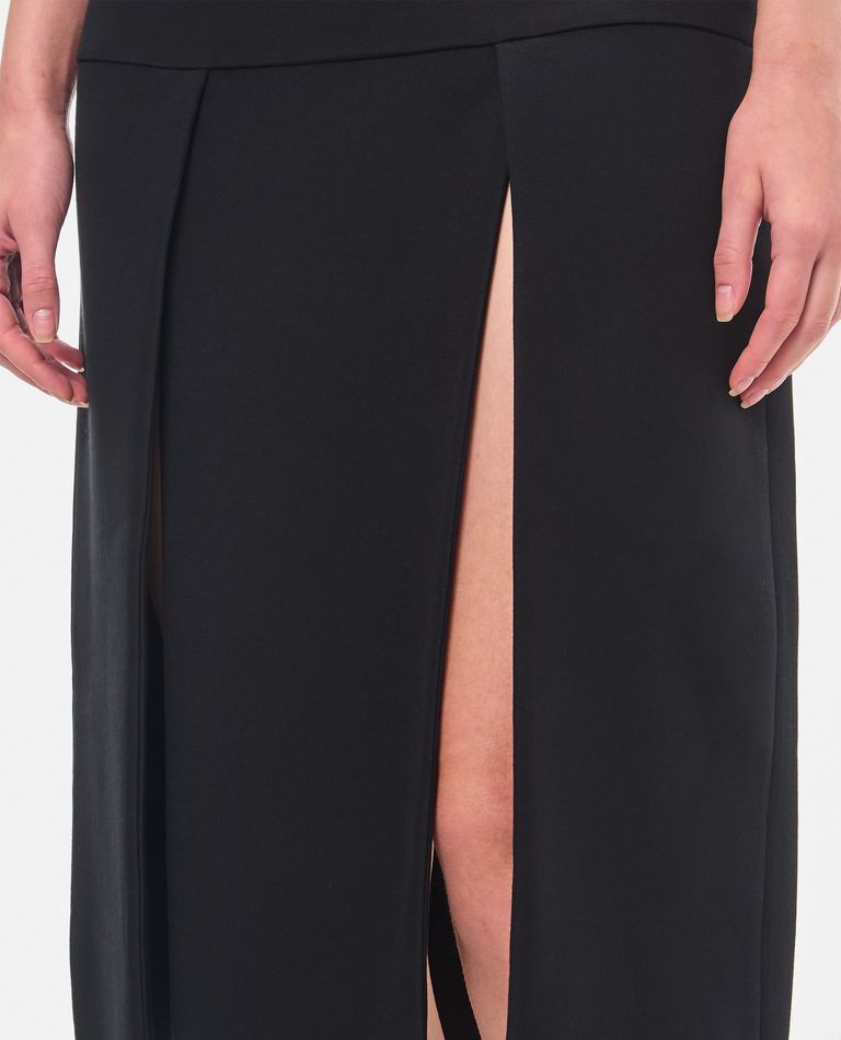 スカート KHAITE 'Kidd' skirt Black Kidd Skirt in Black Leather – KHAITE