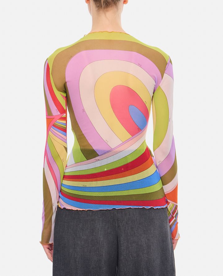 Emilio Pucci - TULLE LONG SLEEVES T-SHIRT_3