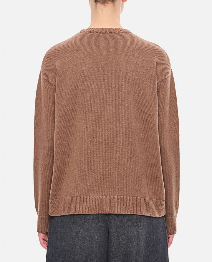 S Max Mara - KASSEL ROUND NECK LOGO PULLOVER_3