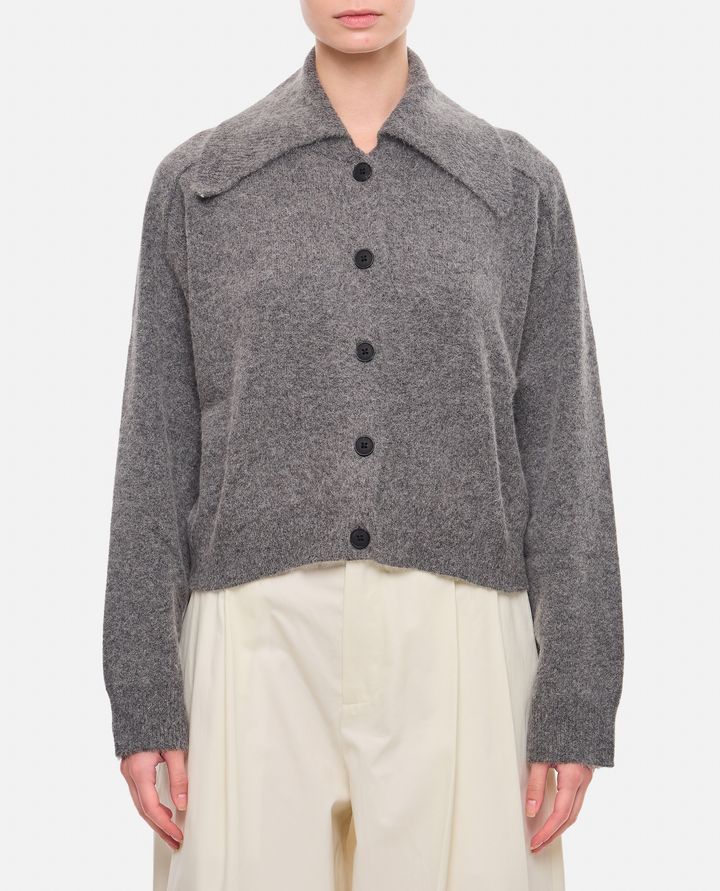 Loulou Studio - SAO COLLAR WOOL CARDIGAN_1