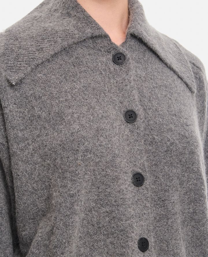 Loulou Studio - SAO COLLAR WOOL CARDIGAN_4