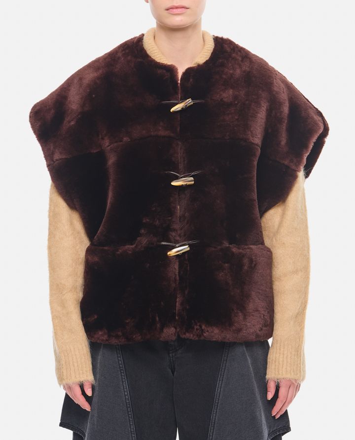 Halfboy - MAXI SHEARLING VEST_1