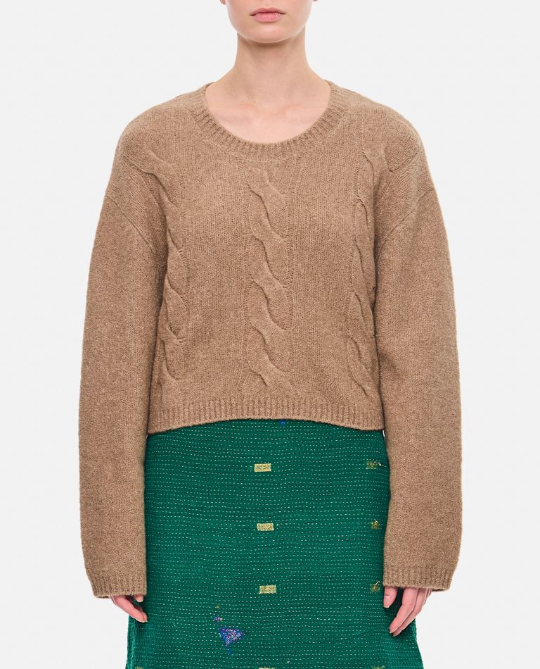 Lisa Yang Sweater Woman Color Sand In Beige