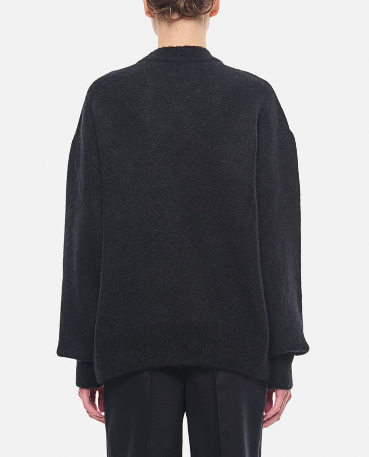 Simone Rocha - ALPACA KNIT RELAXED JUMPER W/ TURBO EMB_3