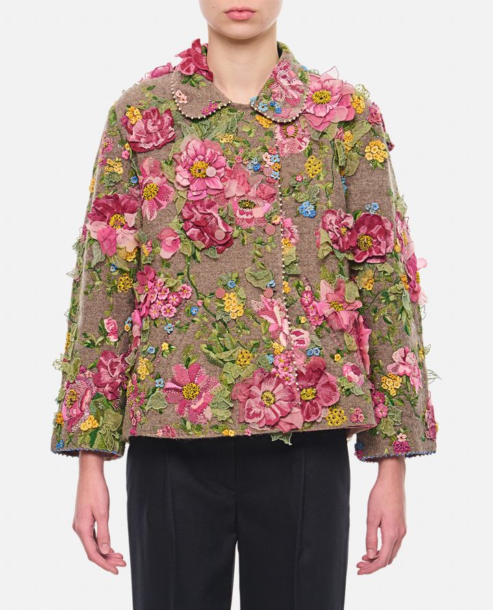 Péro - EMBROIDERED DOUBLE BREASTED JACKET_1