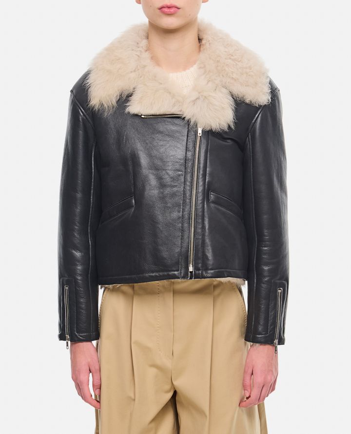 Durazzi Milano - GIACCA BIKER IN SHEARLING_1