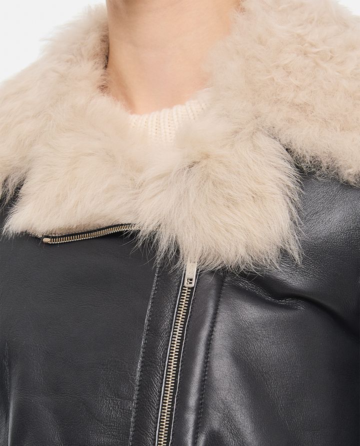 Durazzi Milano - SHEARLING BIKER JACKET_4