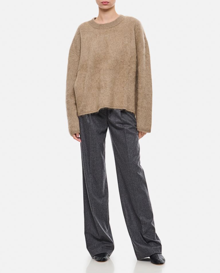 Loulou Studio Gray Solo Trousers In Grey