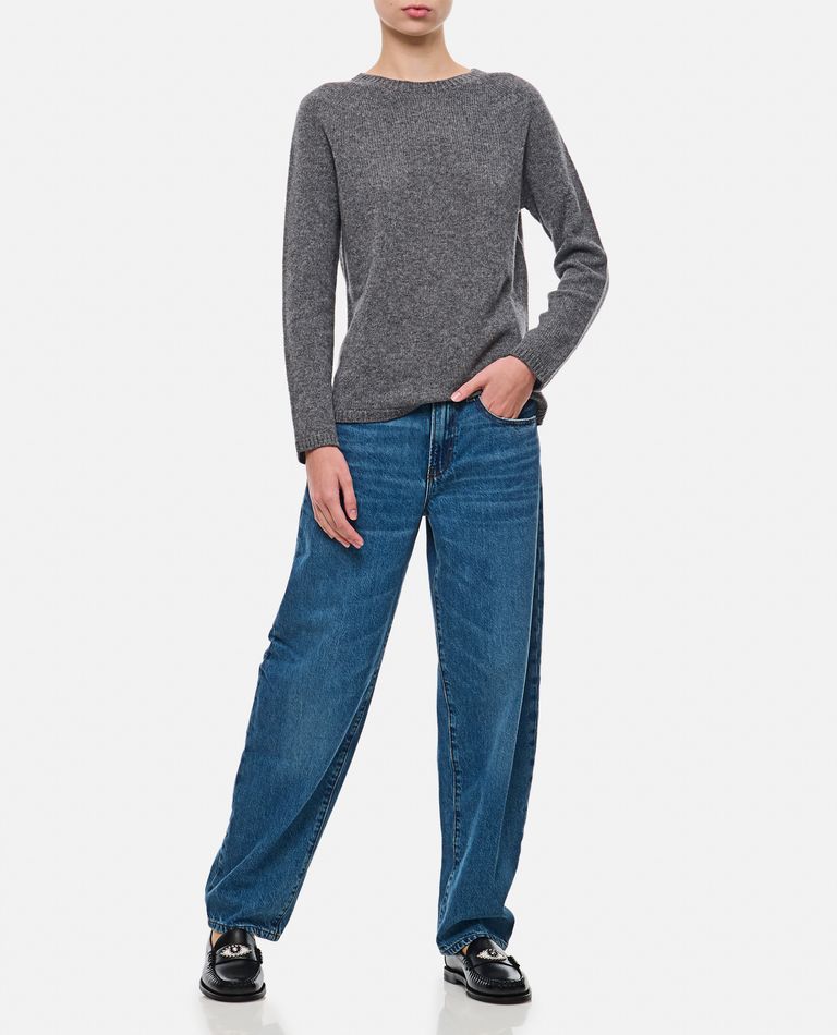 Shop 's Max Mara Georg Crewneck Cashmere Pullover In Grey