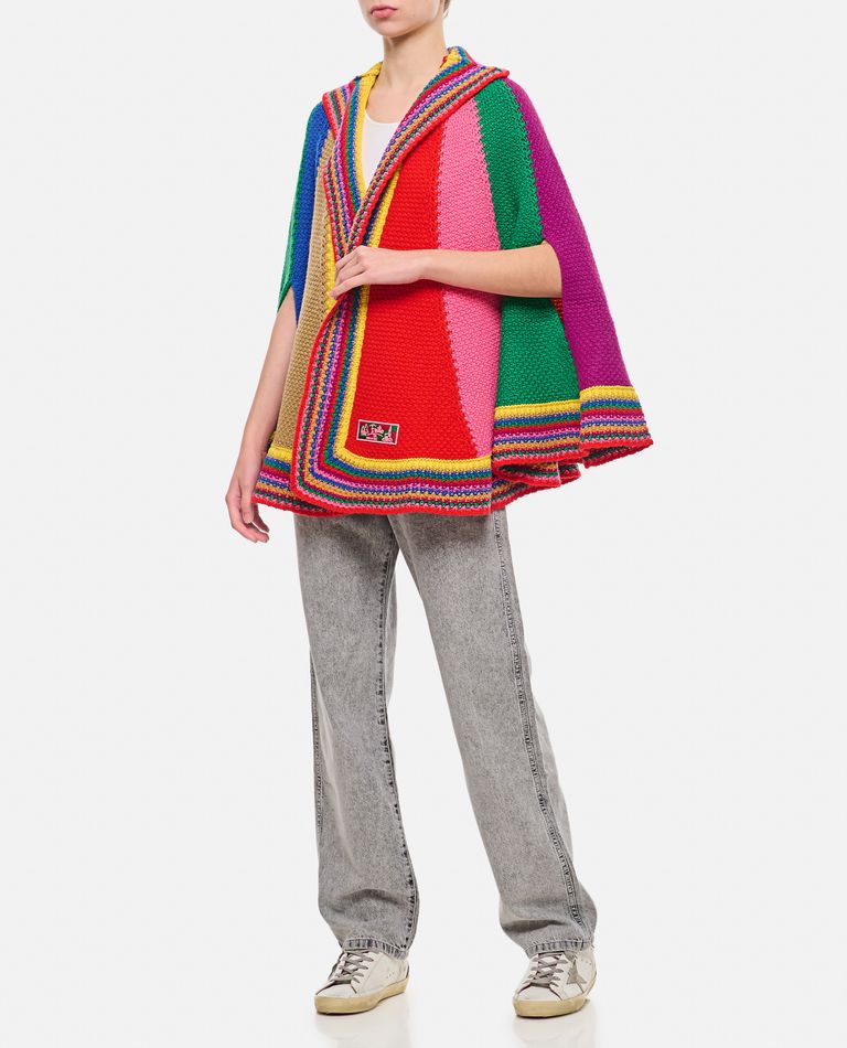 Shop Emilio Pucci Wool Multicolor Cape