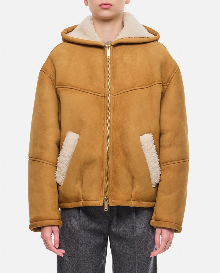 Halfboy - GIACCA CON CAPPUCCIO SHEARLING_1