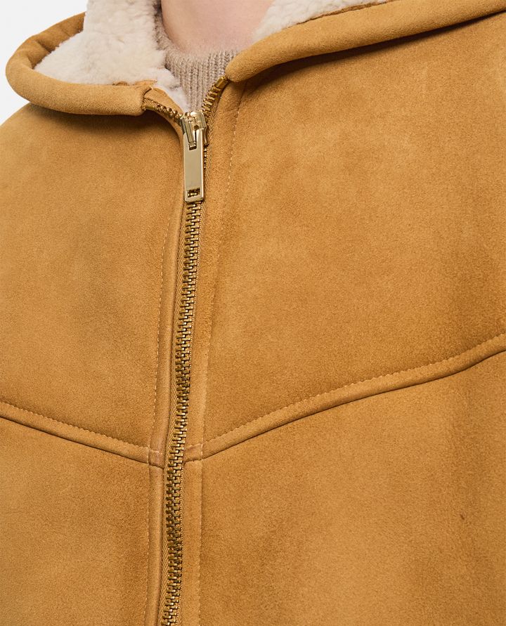 Halfboy - GIACCA CON CAPPUCCIO SHEARLING_4