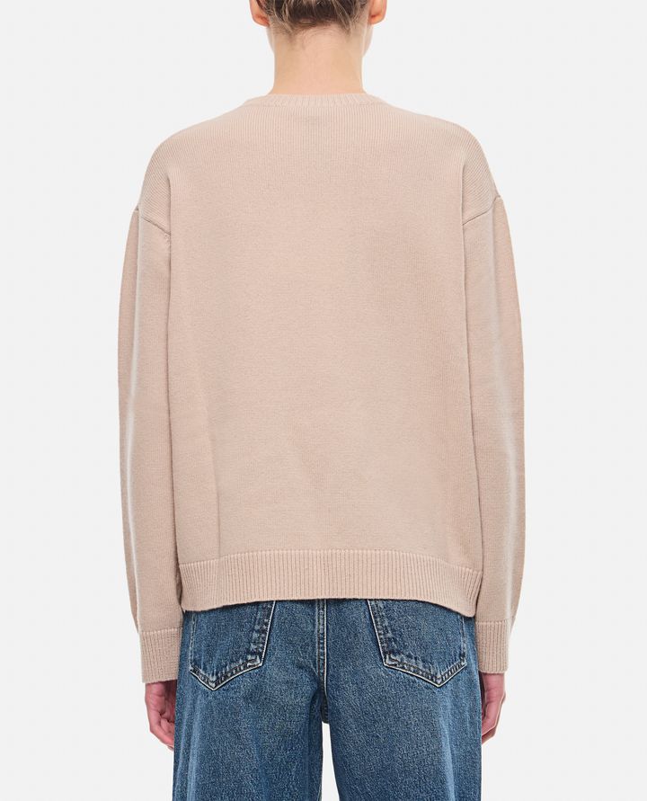 S Max Mara - PULLOVER KASSEL GIROCOLLO CON LOGO_3