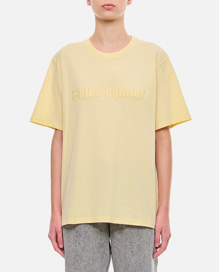 Shop Wales Bonner T-shirt In Yellow