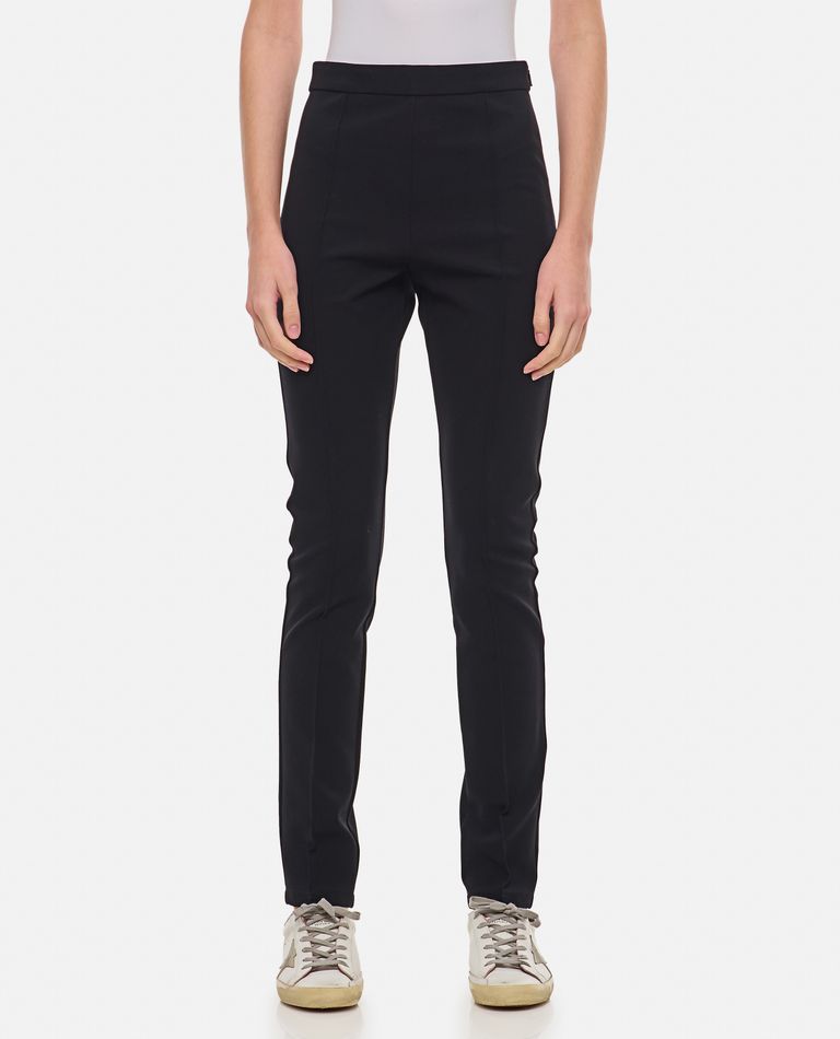 Shop Moncler Slim Pants In Black