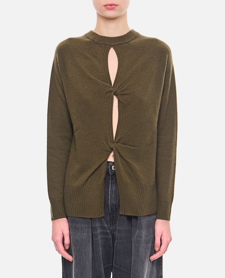 Christopher Esber - MONUMENT OPEN TWIST CASHMERE SWEATER_1