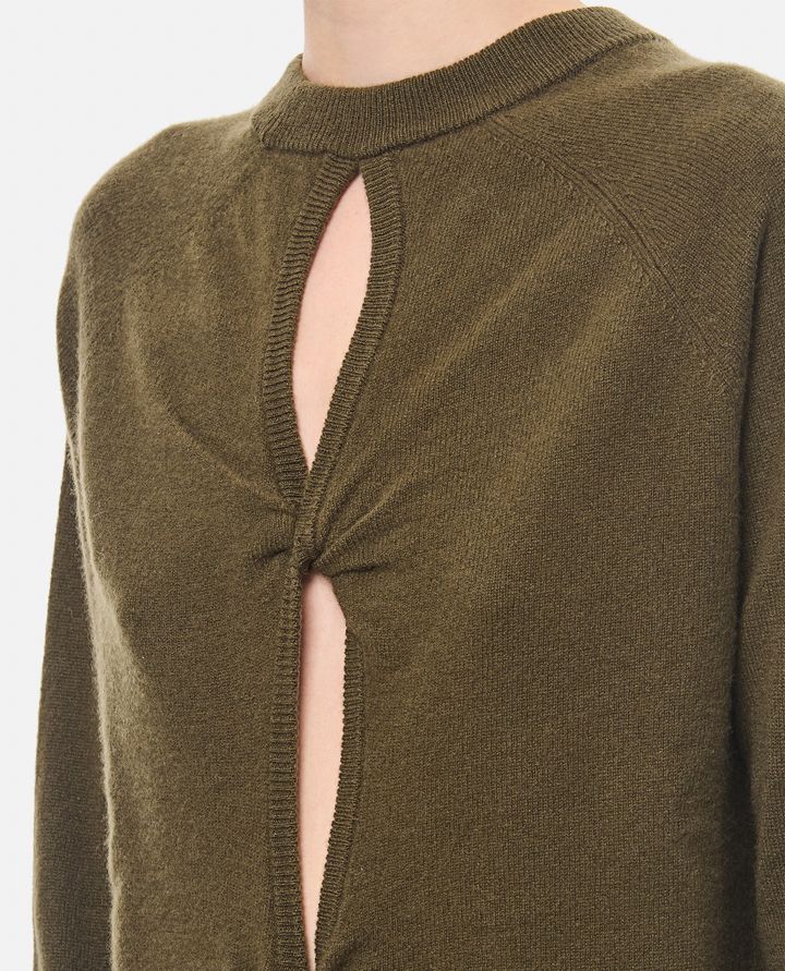 Christopher Esber - MONUMENT OPEN TWIST CASHMERE SWEATER_4