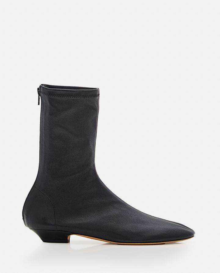 Khaite - APOLLO LEATHER FLAT BOOT_1