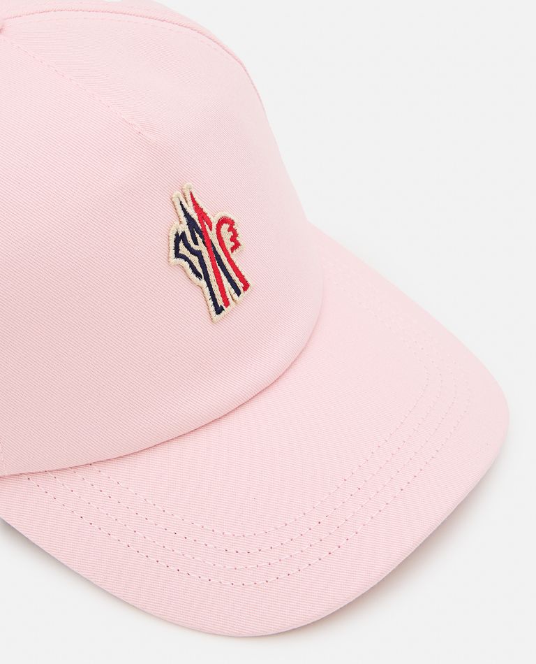 Shop Moncler Baseball Cap In Rose