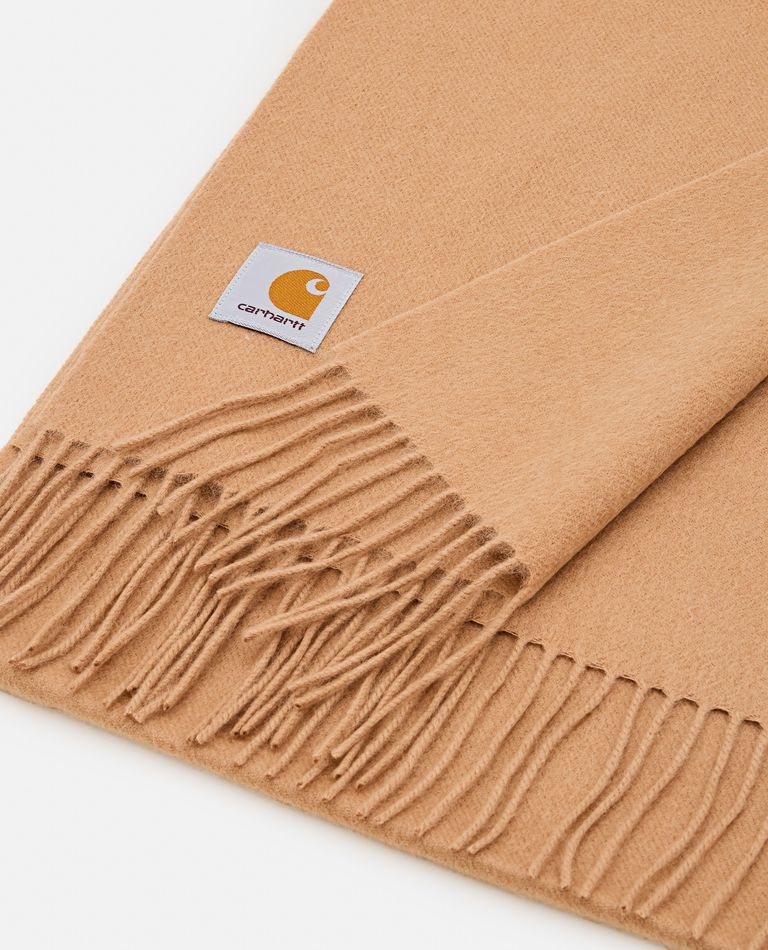 Shop Carhartt Clan Scarf In Beige