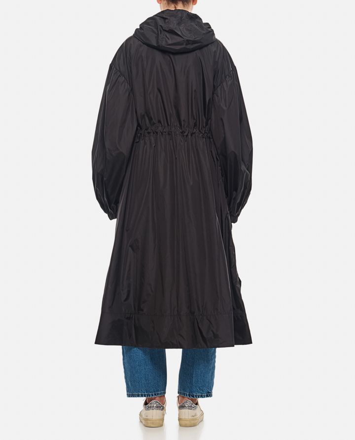 Simone Rocha - LONG PUFF SLEEVE TRAPEZE PARKA W/ BUTTON PLACKET_3