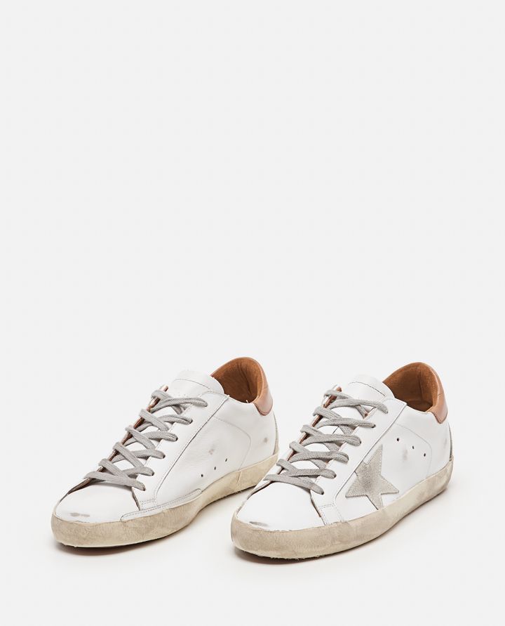 Golden Goose - SUPER STAR LEATHER SNEAKERS_5