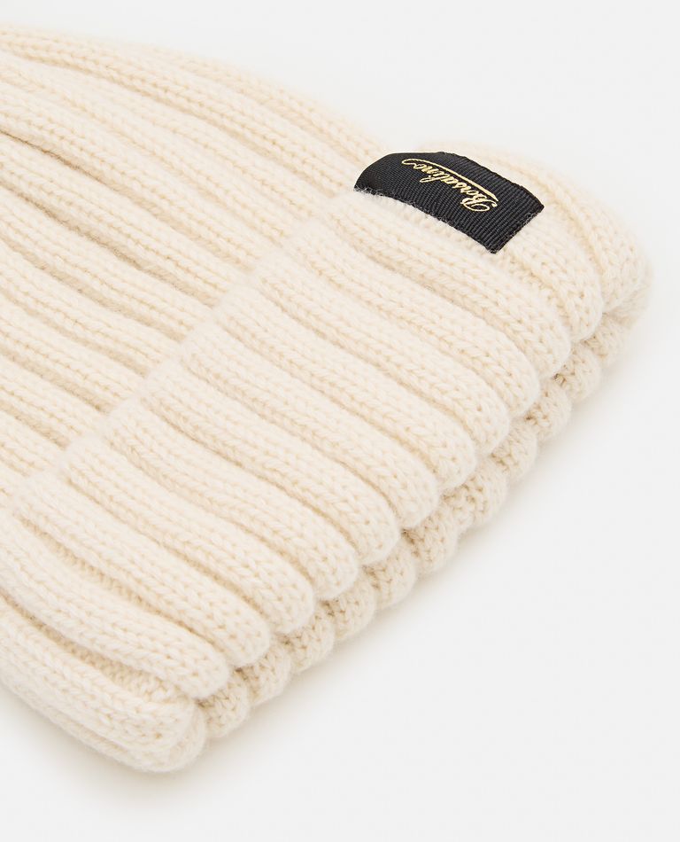 Shop Borsalino Eco Cashmere Beanie In White