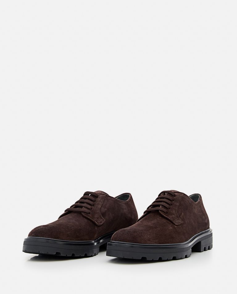 Shop Hogan H673 Derby Shoes In Brown