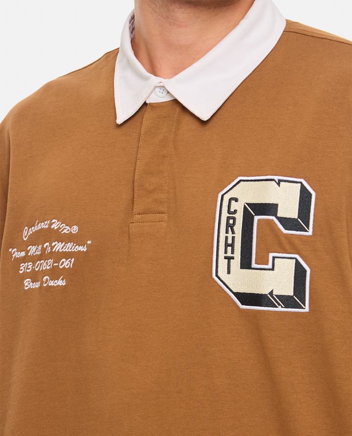 Carhartt WIP - L/S BROWN DUCKS RUGBY SHIRT_4