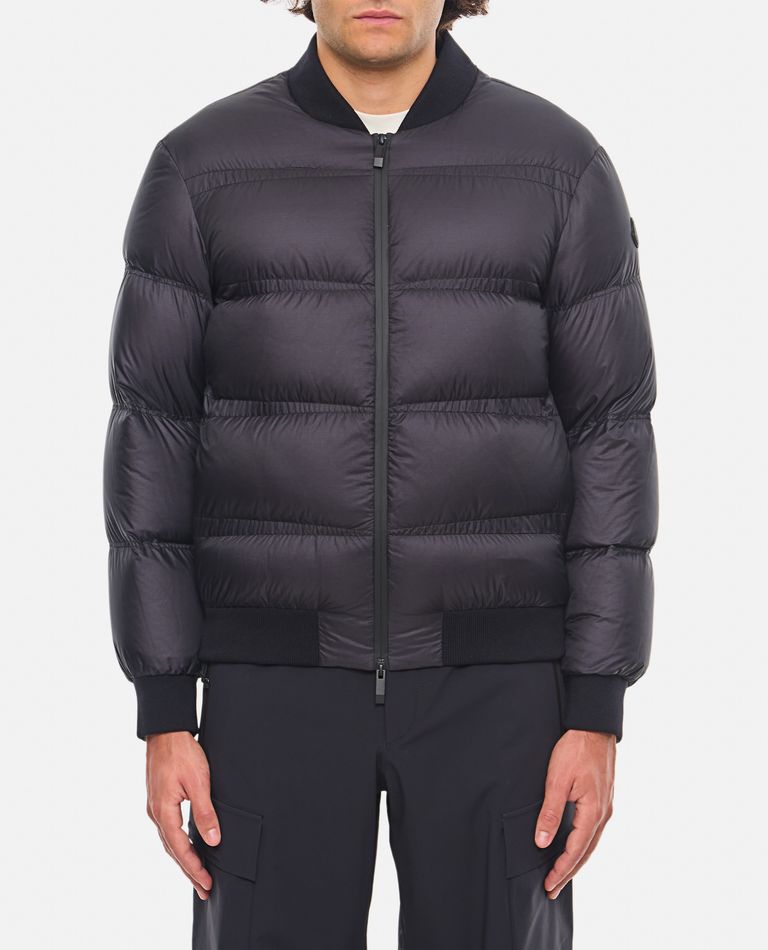 Shop Moncler Vioz Bomber In Black