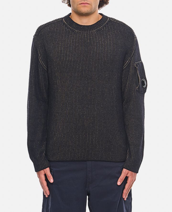 C.P. Company - KNITWEAR CREW NECK IN FLEECE KNIT_1