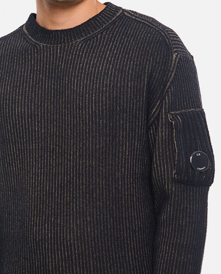 C.P. Company - KNITWEAR CREW NECK IN FLEECE KNIT_4