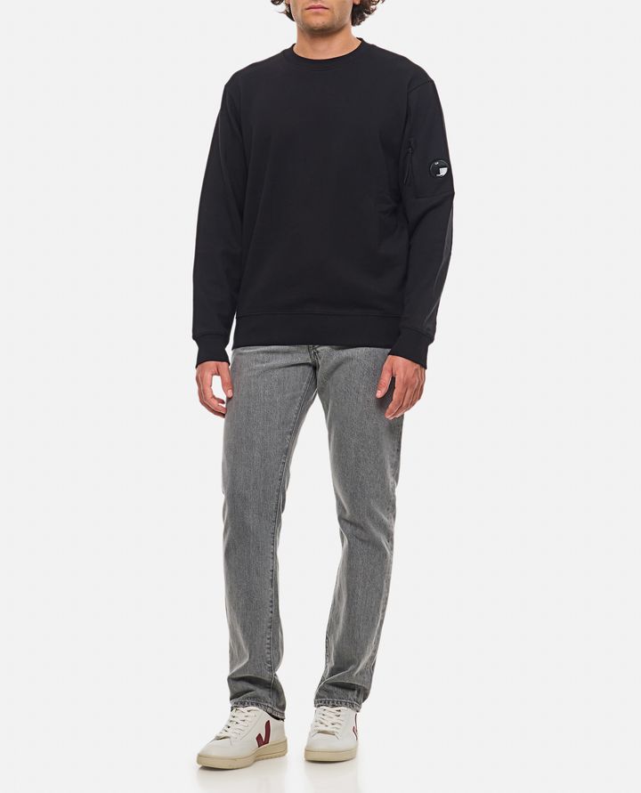 C.P. Company - DIAGONAL RAISED FLEECE CREW NECK LENS SWEATSHIRT_2