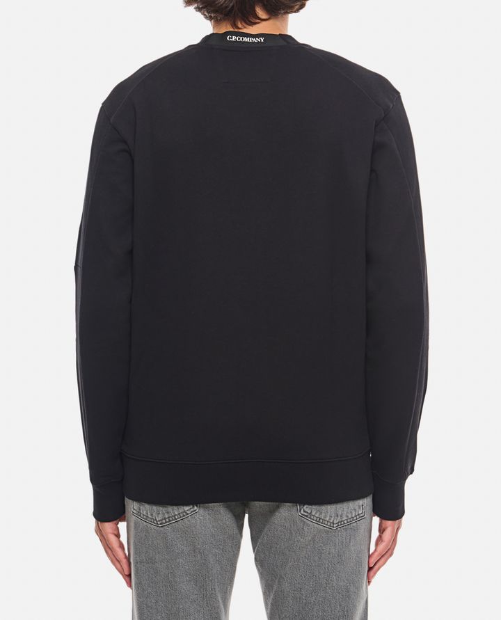 C.P. Company - DIAGONAL RAISED FLEECE CREW NECK LENS SWEATSHIRT_3