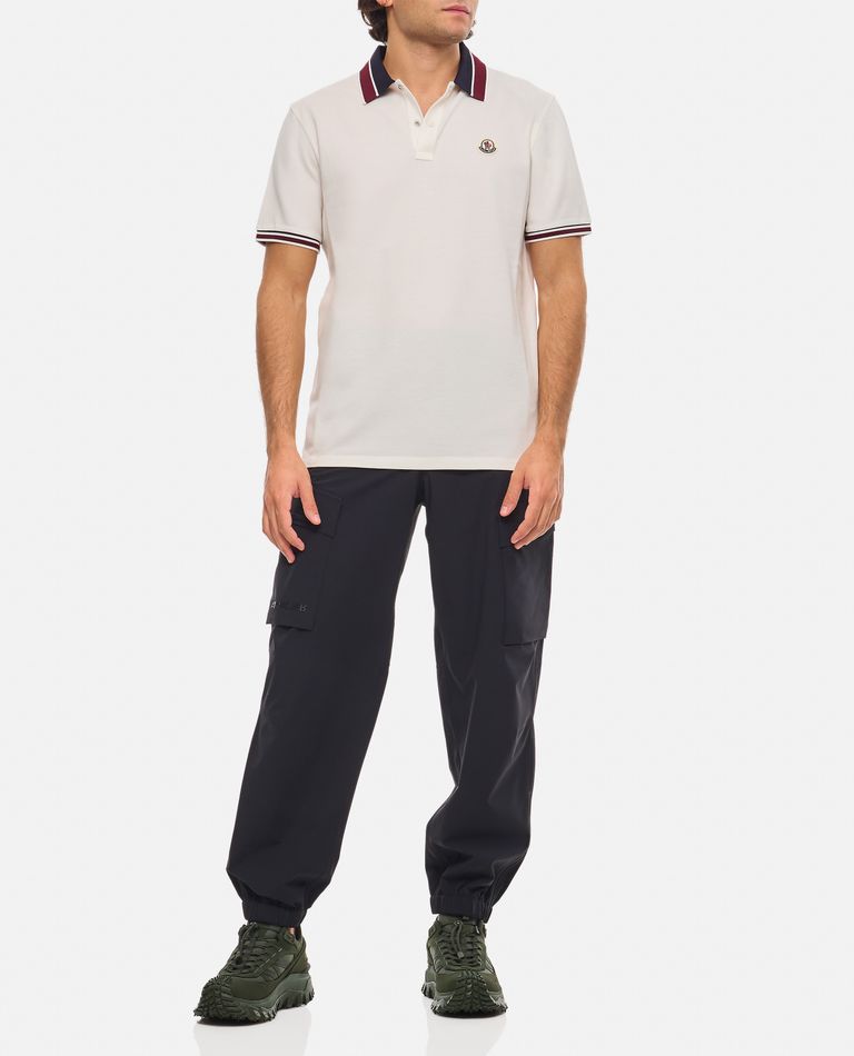 Shop Moncler Ss Polo In White