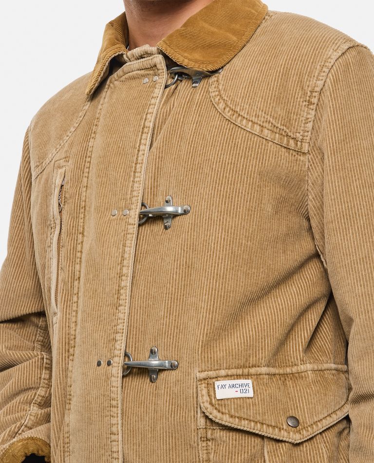 ジャケット Fay 3 Padded Hooks Padded Jacket FAY 3 Hooks Beige Sand L XL | eBay