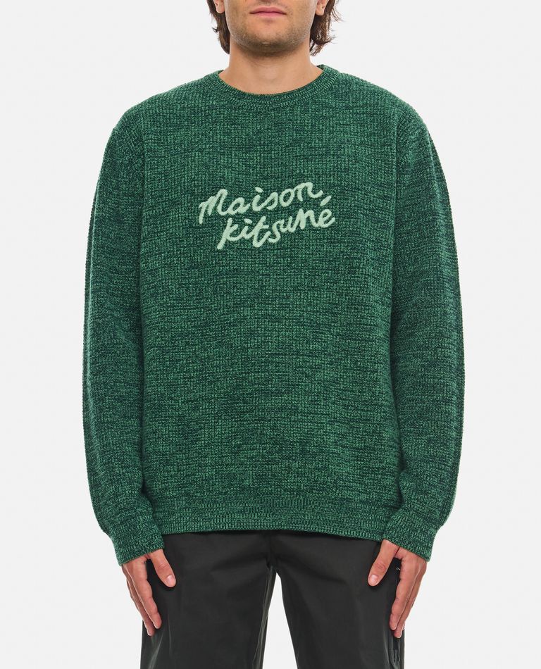 MAISON KITSUNE HANDWRITING COMFORT JUMPER for Men - Maison Kitsuné | Biffi