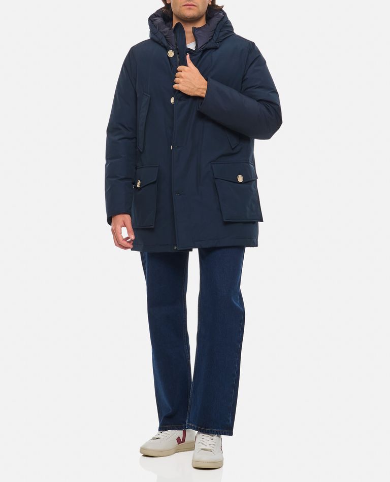 Woolrich Down Jackets In Blue