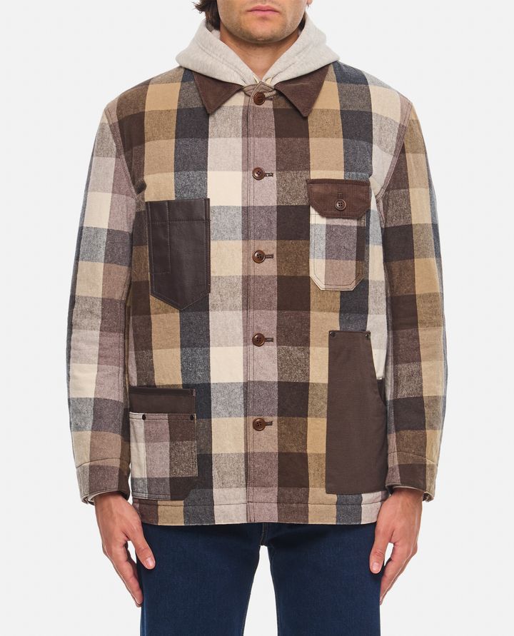 Junya Watanabe - CHECKED SHIRT JACKET_1