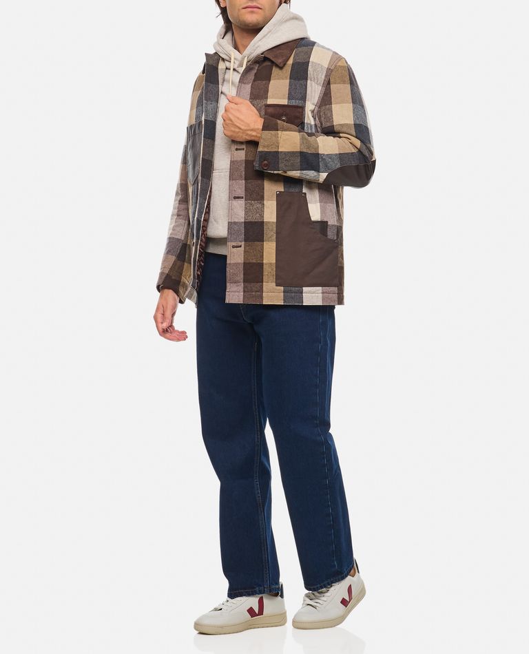 CHECKED SHIRT JACKET for Men - Junya Watanabe sale | Biffi