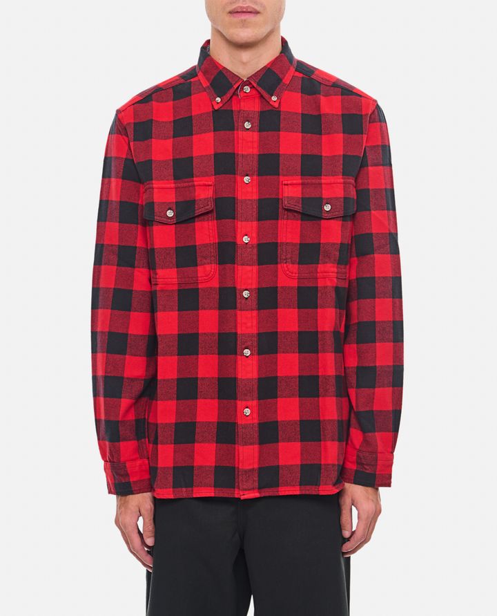 Biffi PLAID CHAMOIS SHIRT