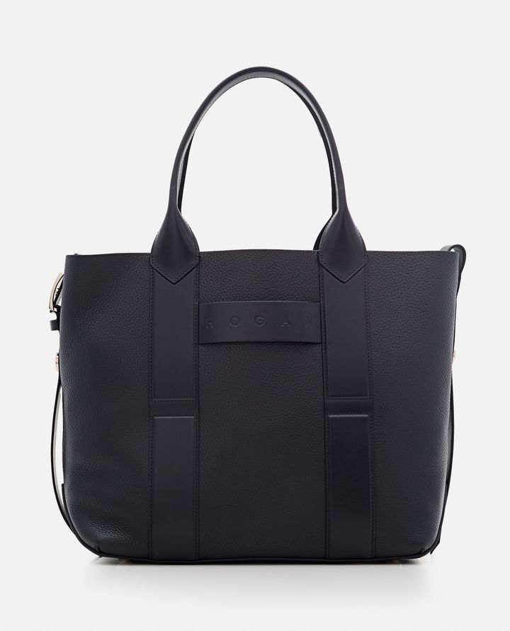 Hogan - MEDIUM SCRIPT BORSA SHOPPING IN PELLE_1