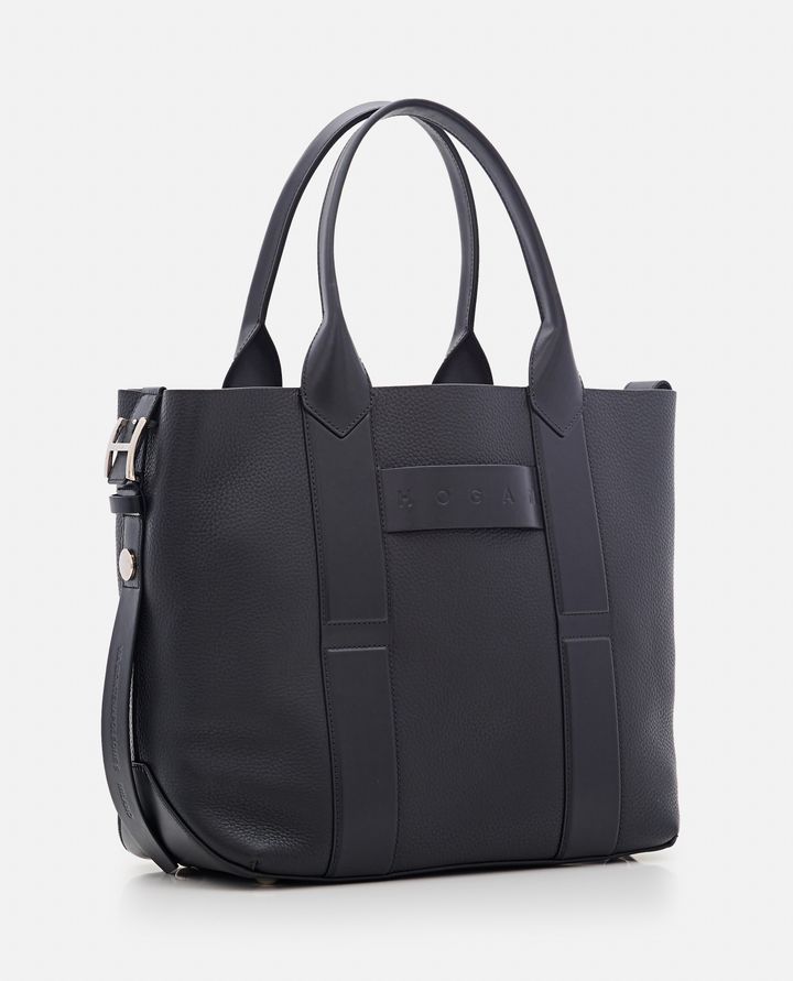 Hogan - MEDIUM SCRIPT BORSA SHOPPING IN PELLE_2