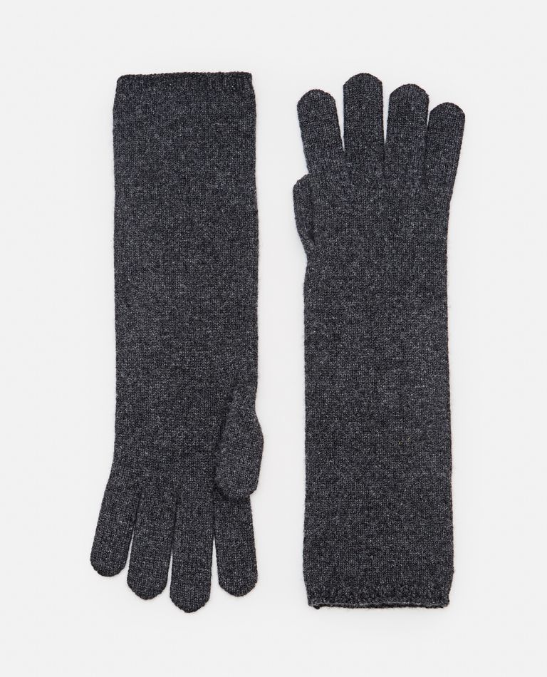 手袋 Max Mara FW24 ALAGGIO - Cashmere Gloves (2424566023600 011) ALAGGIO CASHMERE RIBBED GLOVES for Women - Max Mara | Biffi