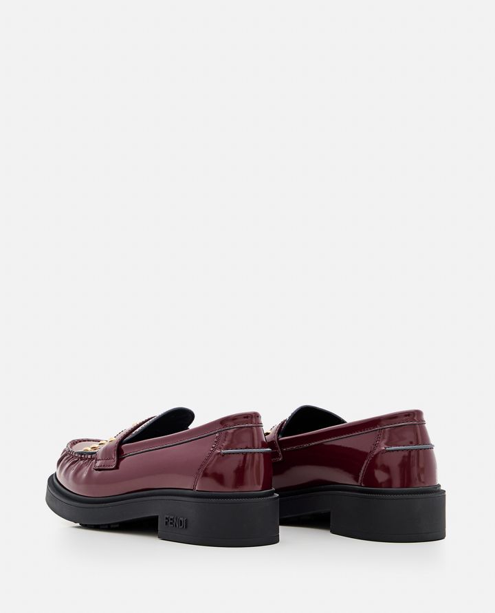 Fendi - LEATHER LOAFER WITH STUDS_3