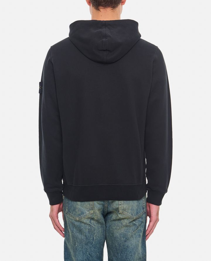 Stone Island - FELPA CON CAPPUCCIO E ZIP_3