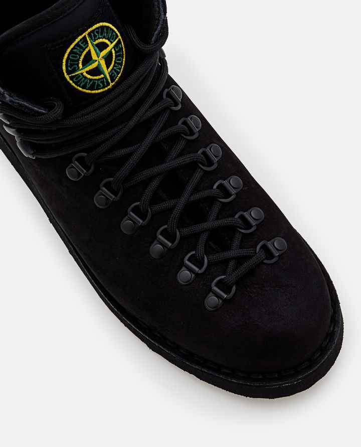 Stone Island - NABUK LEATHER BOOTS _4