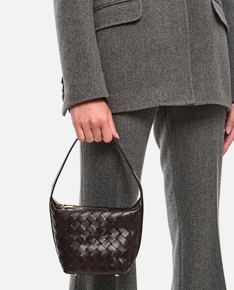 CANDY WALLACE LEATHER HANDBAG for Women - Bottega Veneta | Biffi